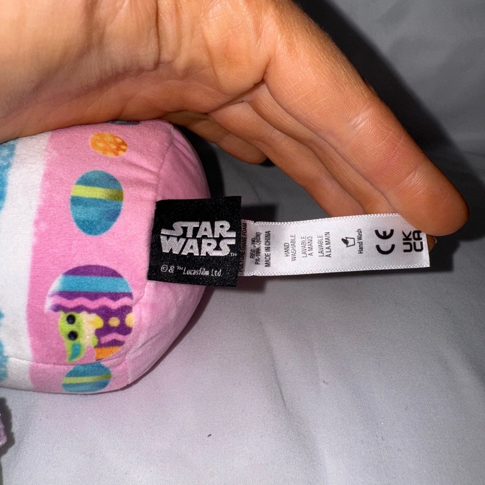 DISNEY STAR WARS GROGU EASTER PLUSH. BABY YODA STUFFED ANIMAL.‎ MANDALORIAN 8” - Picture 4 of 4